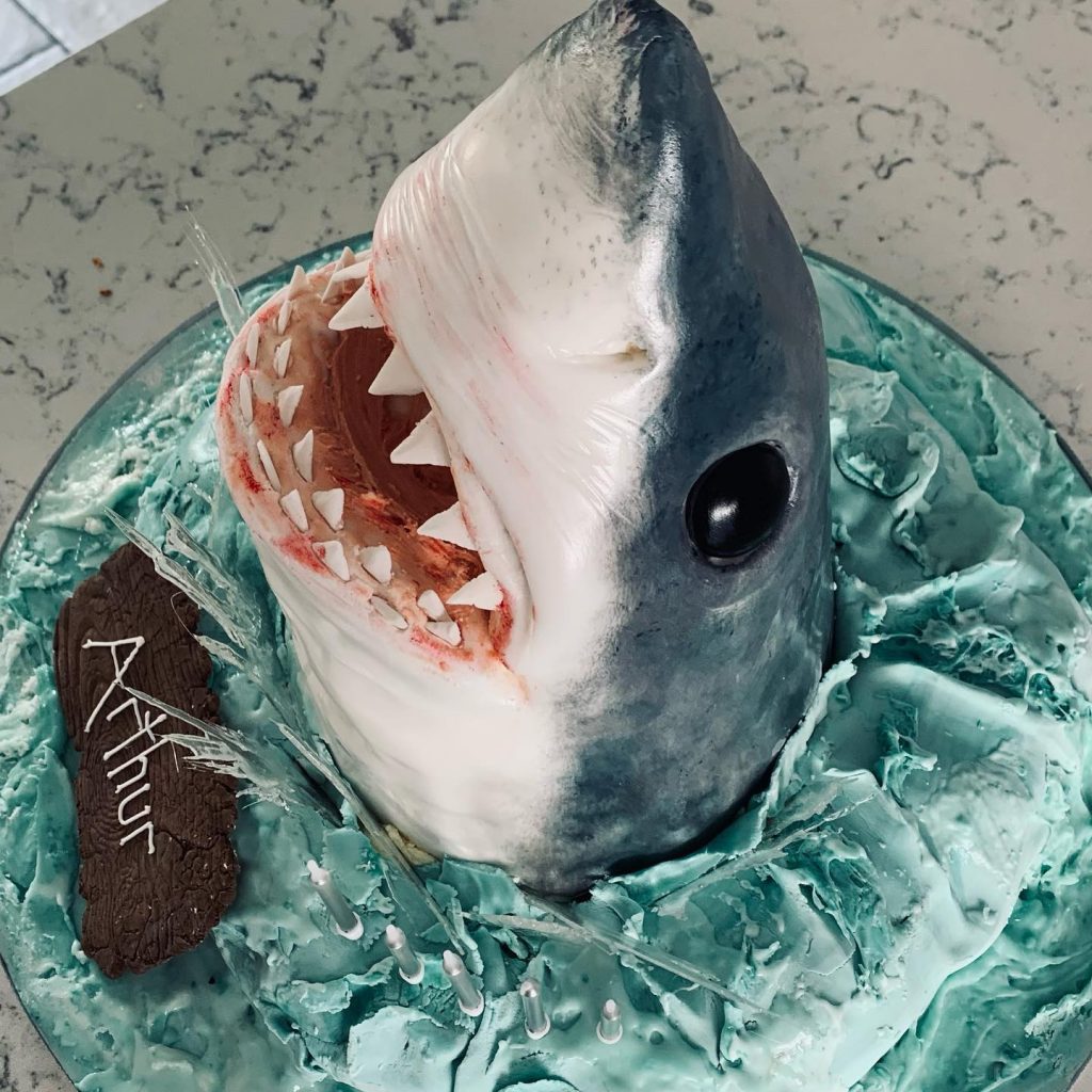 3d shark cake 2