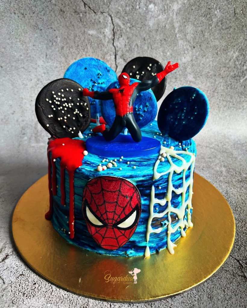 Spiderman Birthday Cakes Images 2