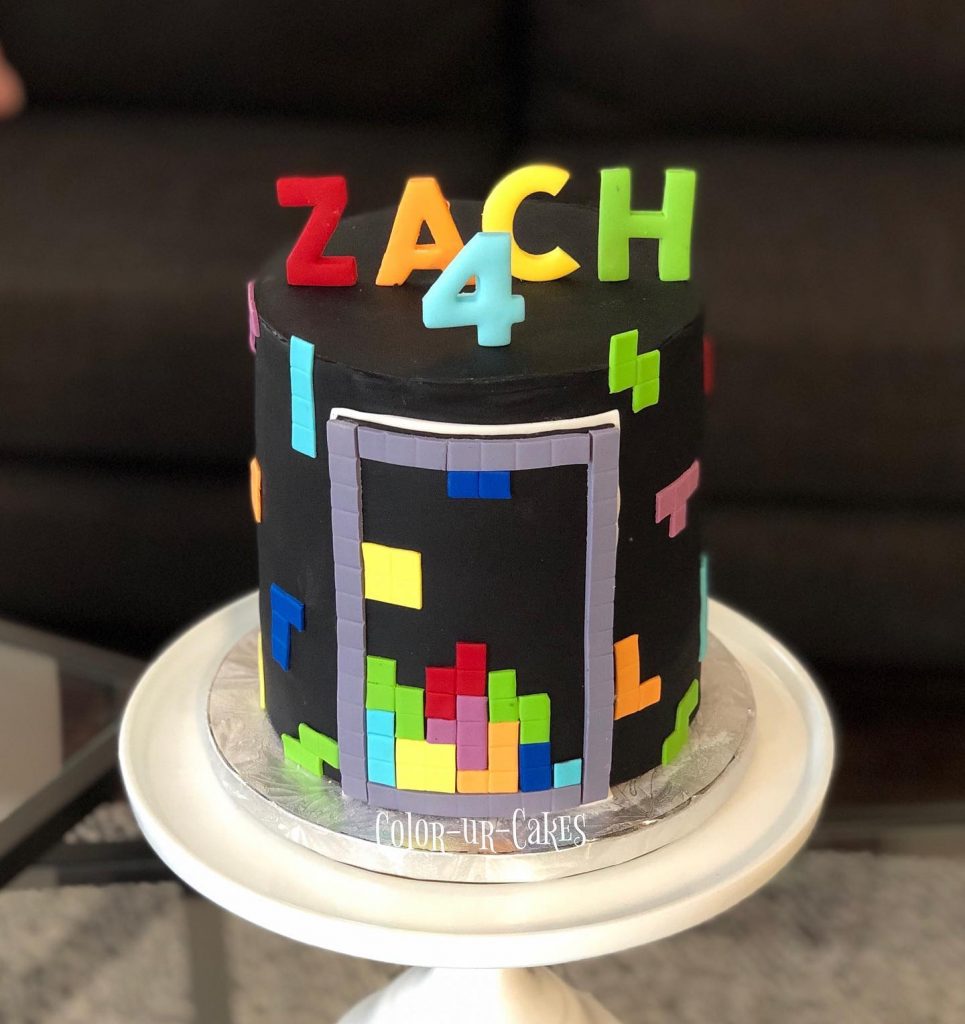 Tetris Cake Designs