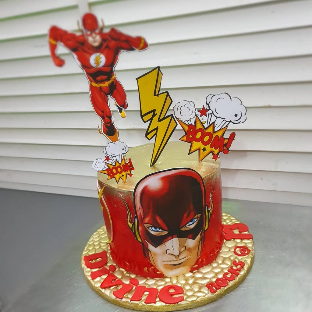 The Flash Cake Topper