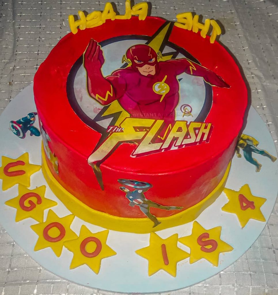 The Flash Cake Topper Printable