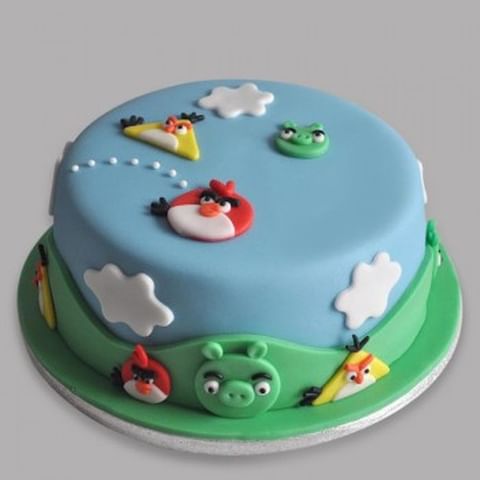 angrybird cake