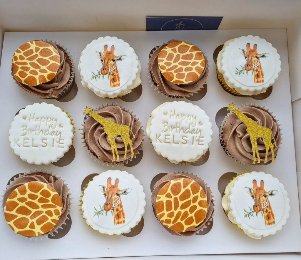 giraffe cupcakes 2