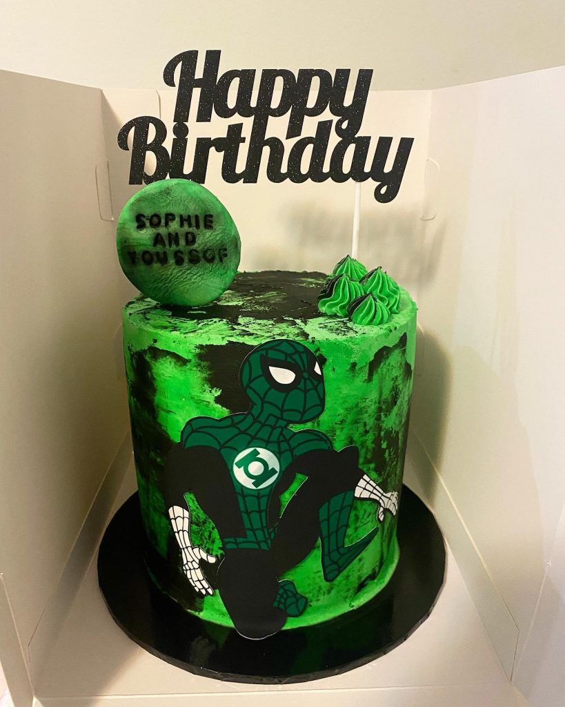 green lantern birthday cake