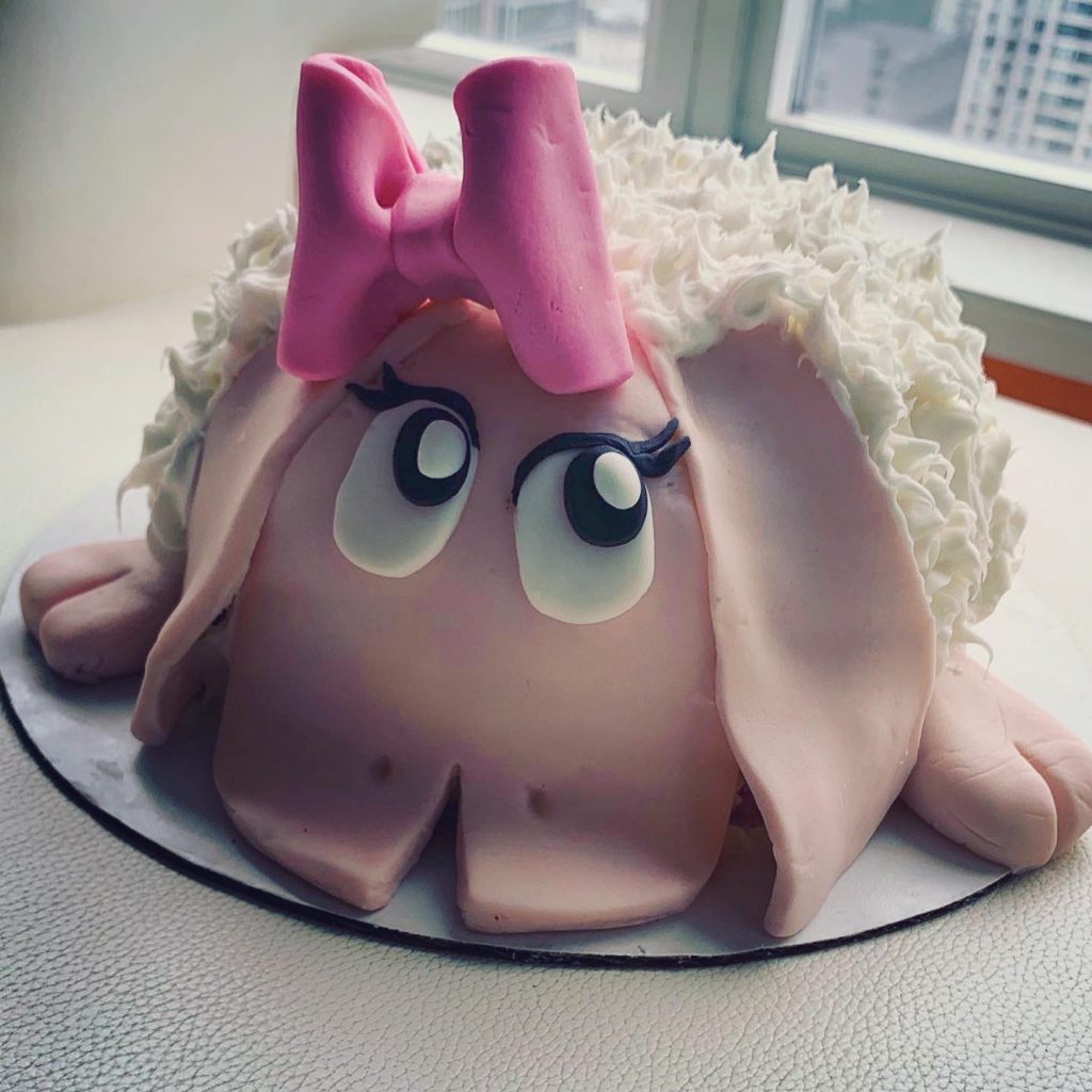 sheep birthday cake 3