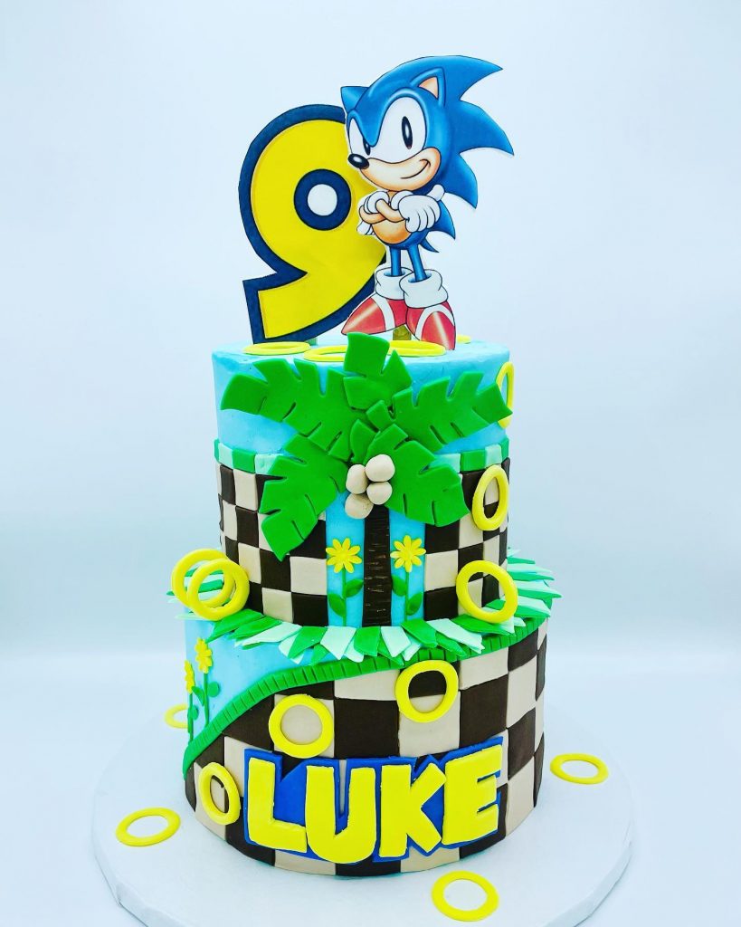sonic birthday cake 3