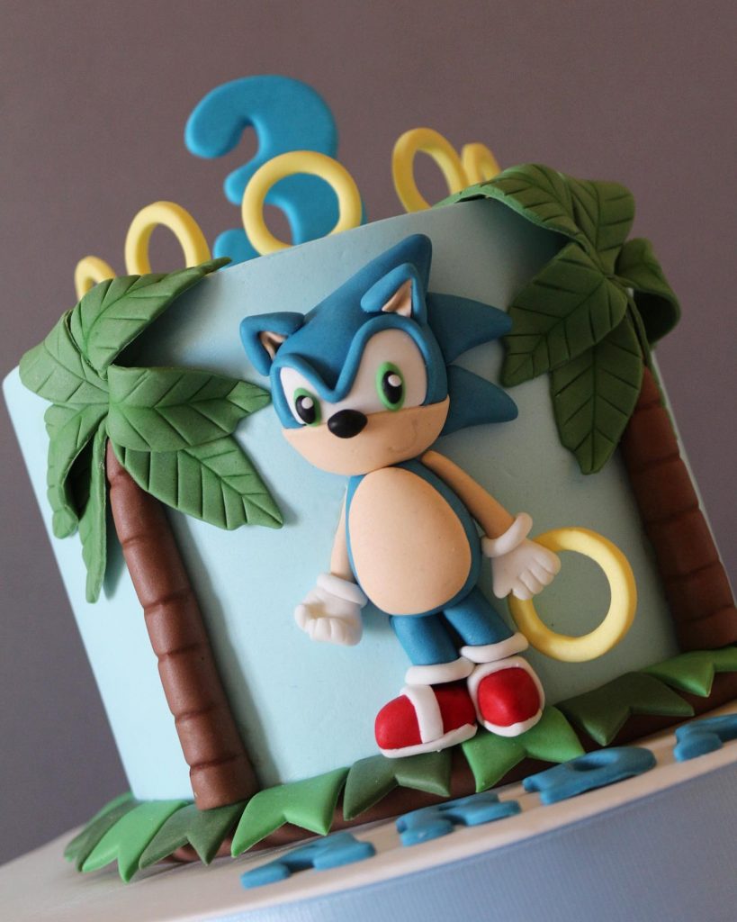 sonic cake design 3