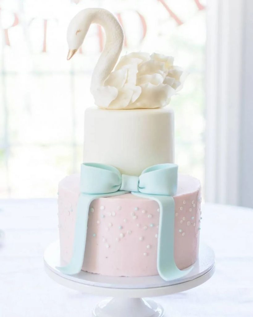 swan cake design2
