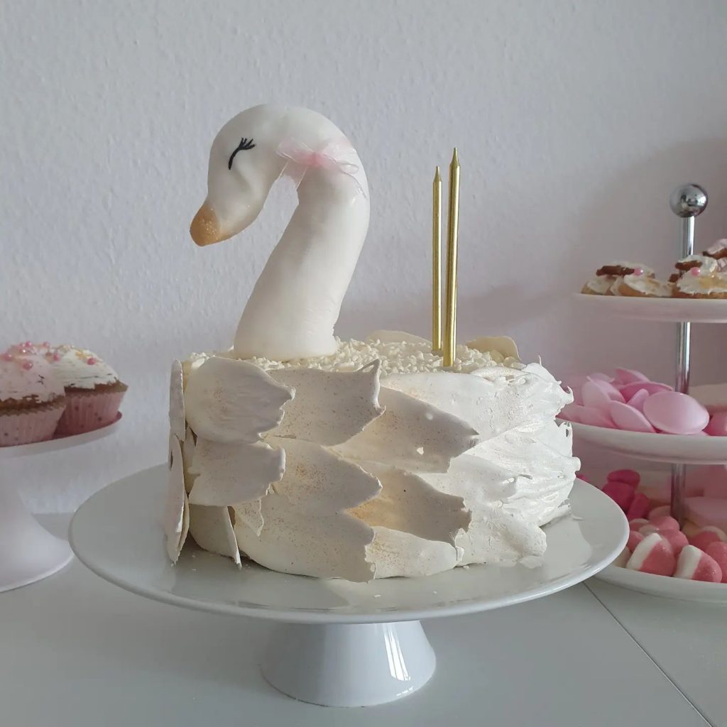 swan cake recipe