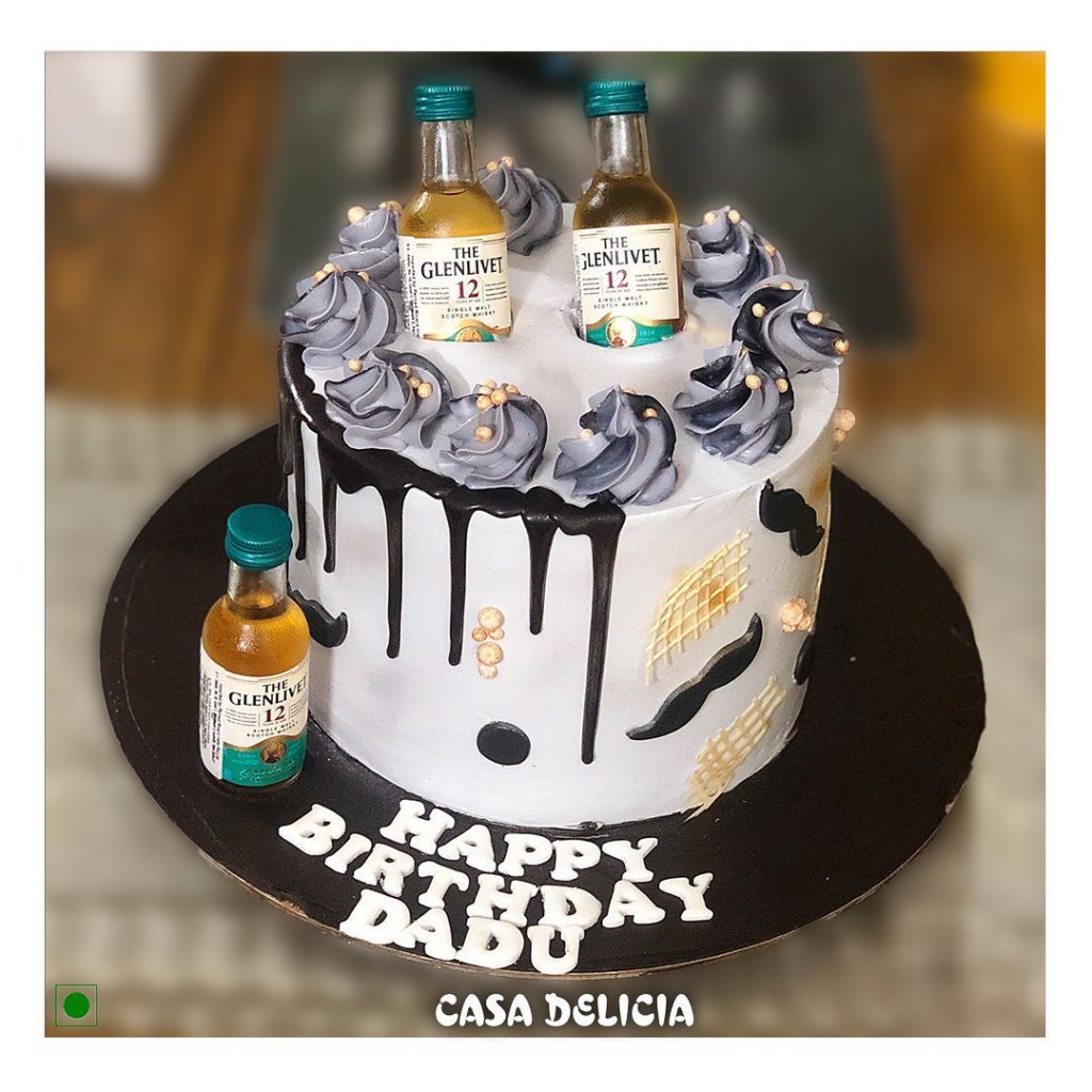 Alcohol Themed Birthday Cakes