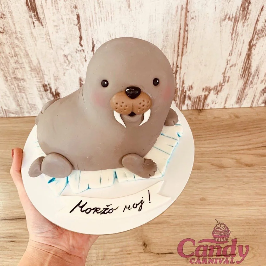 Cute Walrus Cake Designs2