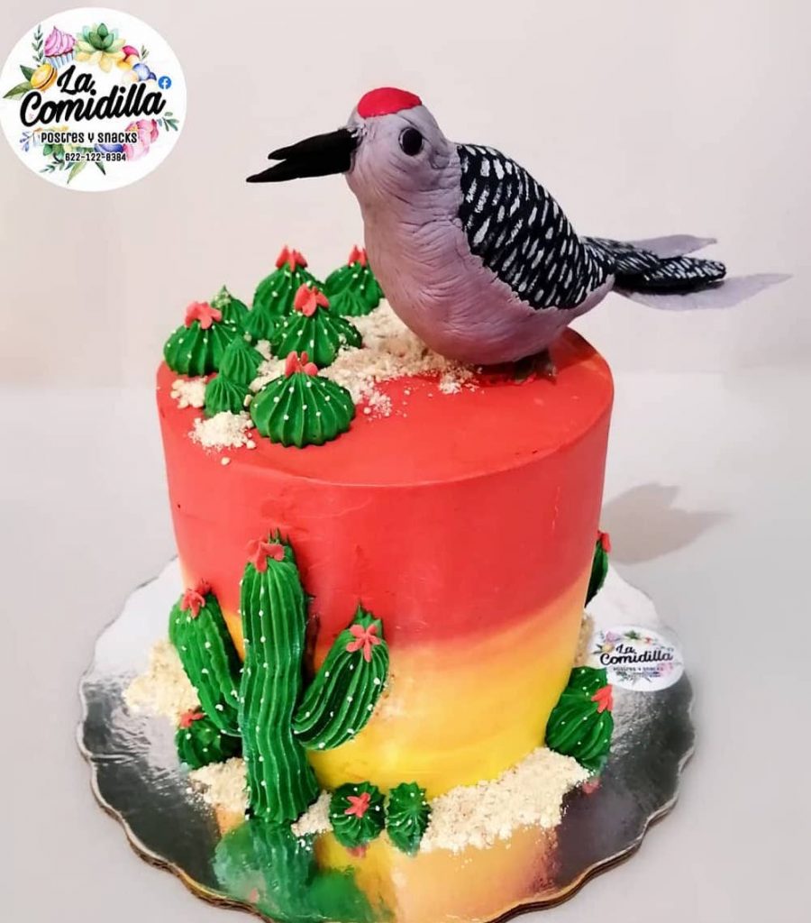 Cute Woodpecker Cake Designs2