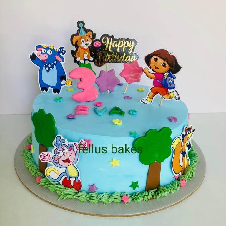 Dora Themed Cakes 2
