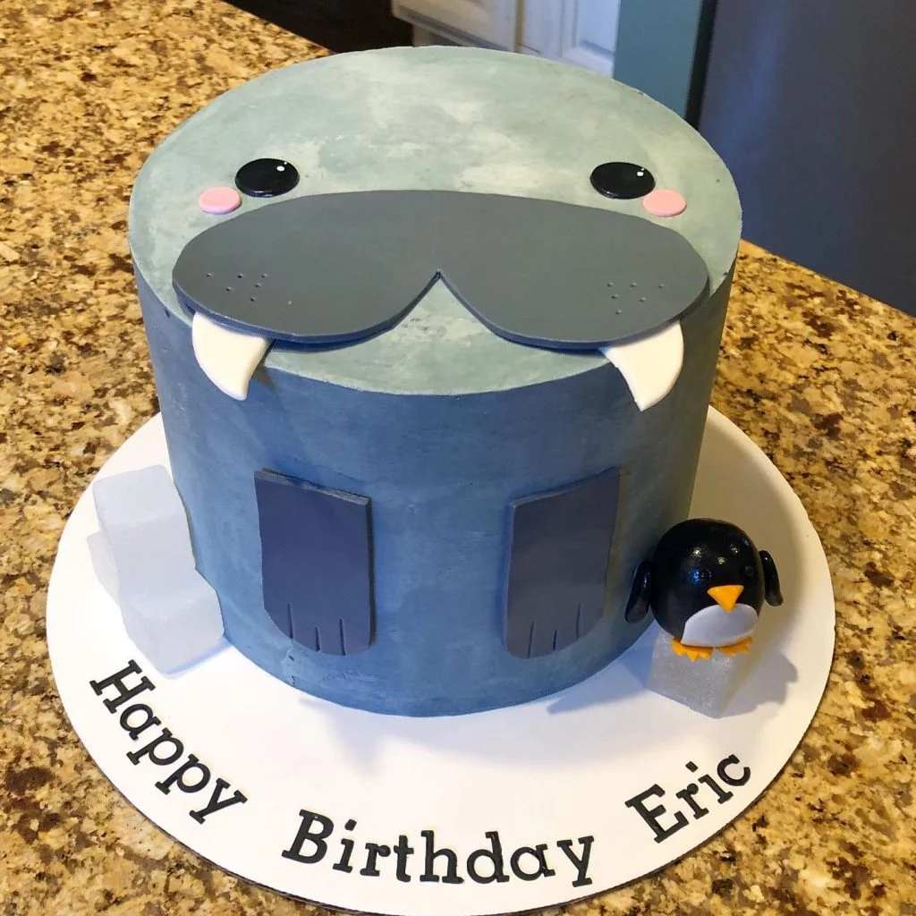 Easy Walrus Cake Designs 1