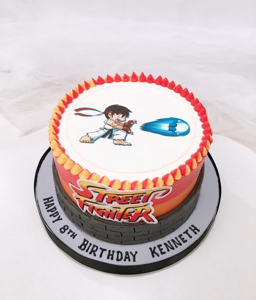 Fighter Themed Birthday Cake Designs3