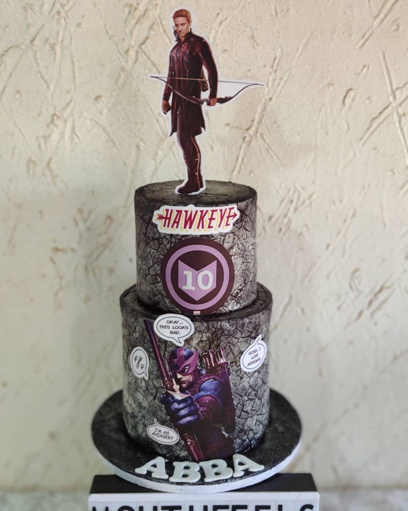 Hawkeye Themed Cake Designs