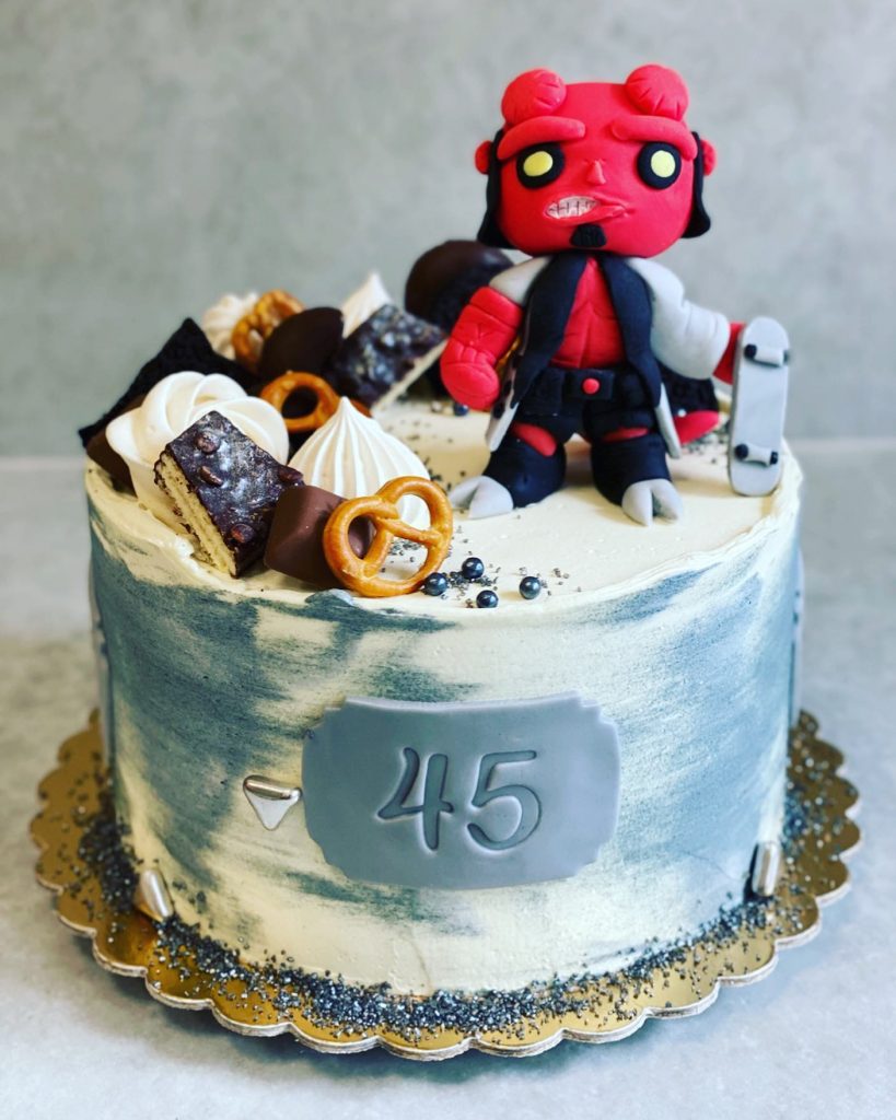 Hellboy bday cake1