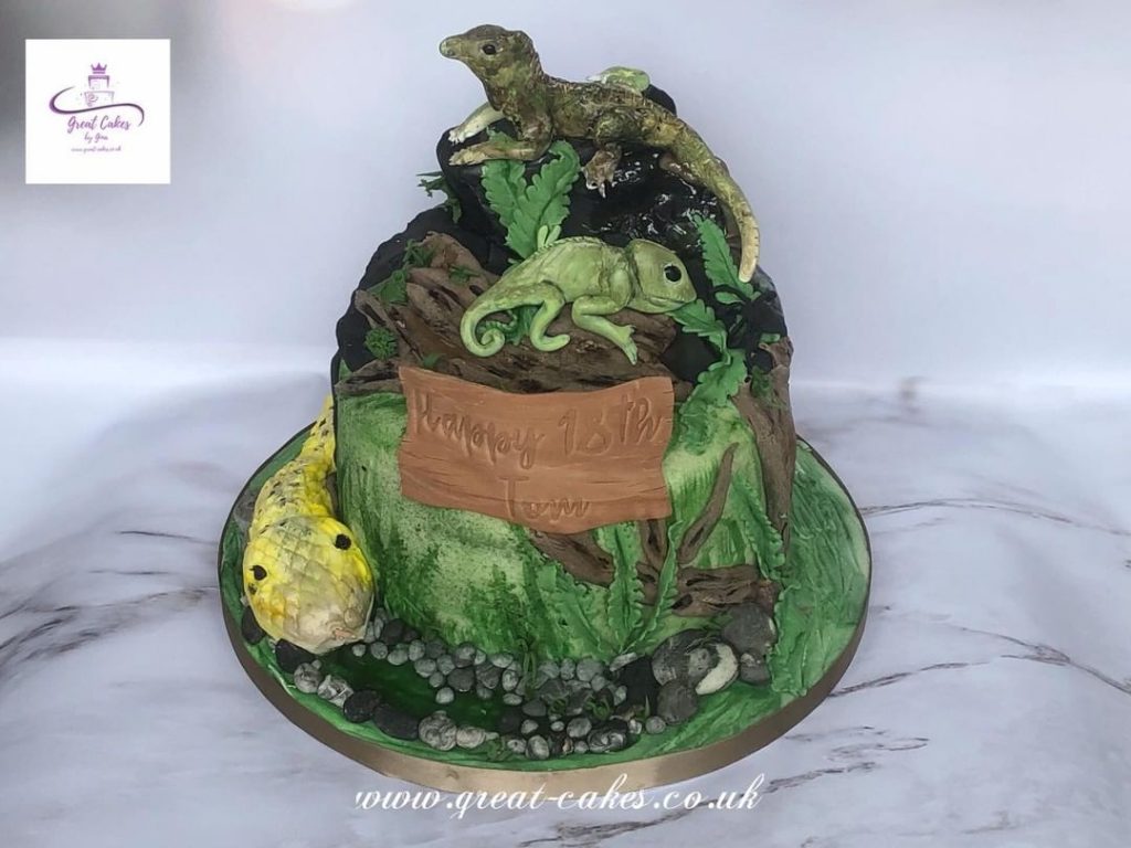 Lizard Cake Topper 2