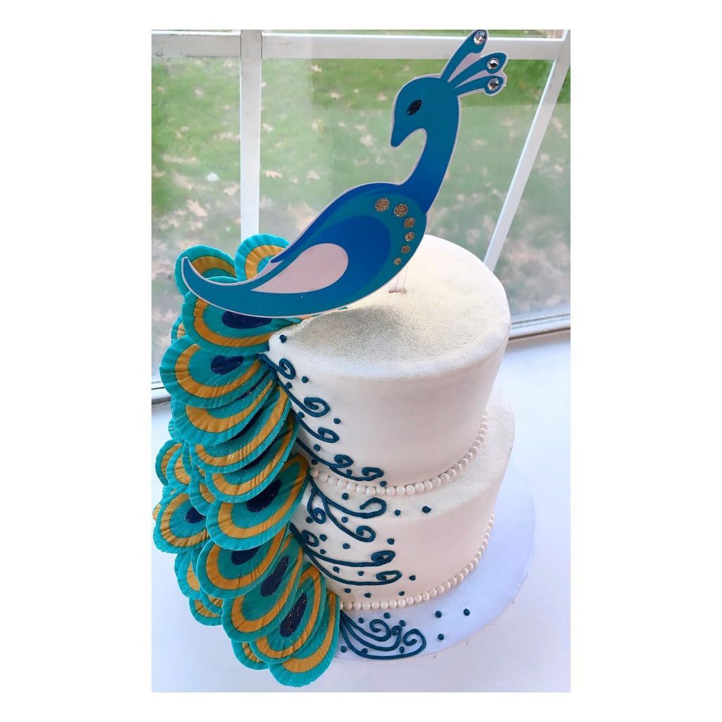 Peacock Birthday Cakes 2