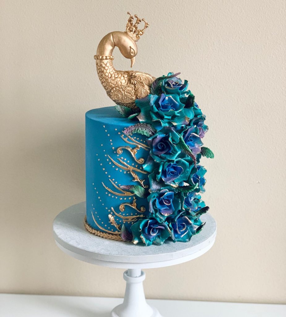Pictures Of Peacock Cakes 2 1