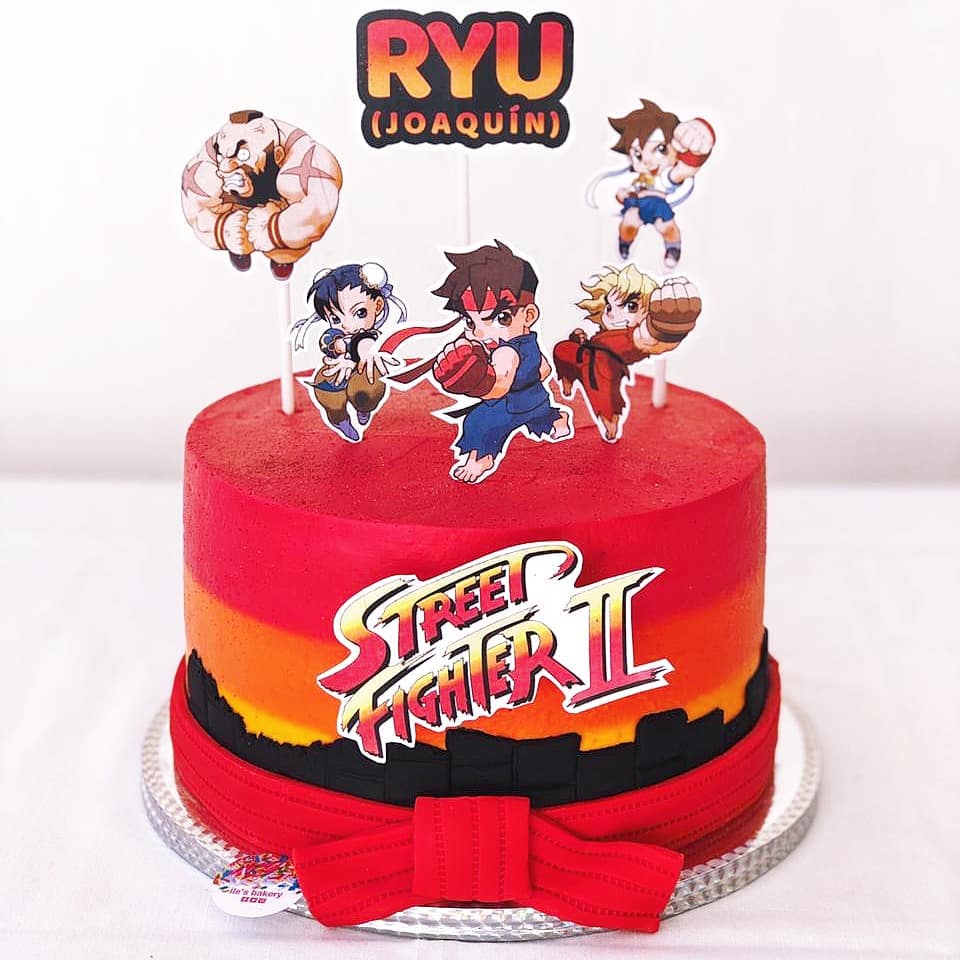 Simple Street Fighter Cake Designs