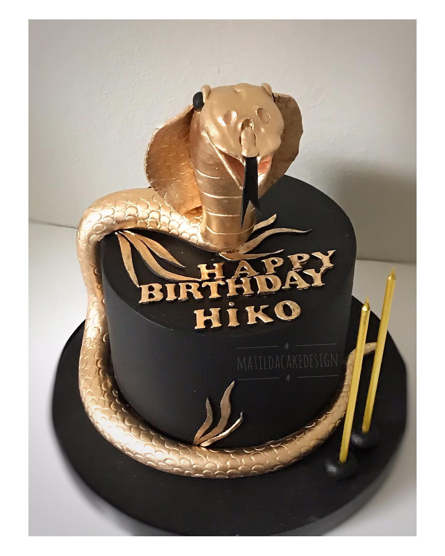 18 Snake Cake Design Ideas Images for Birthday in 2023