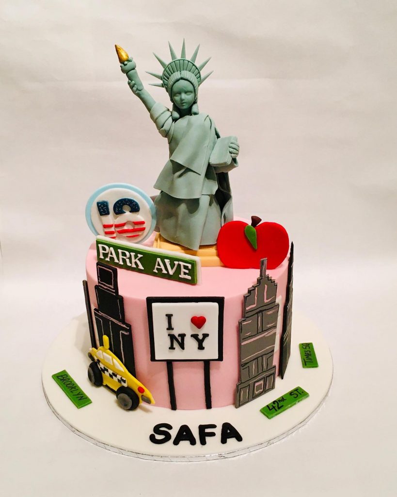 Statue of Liberty Cake Topper 2
