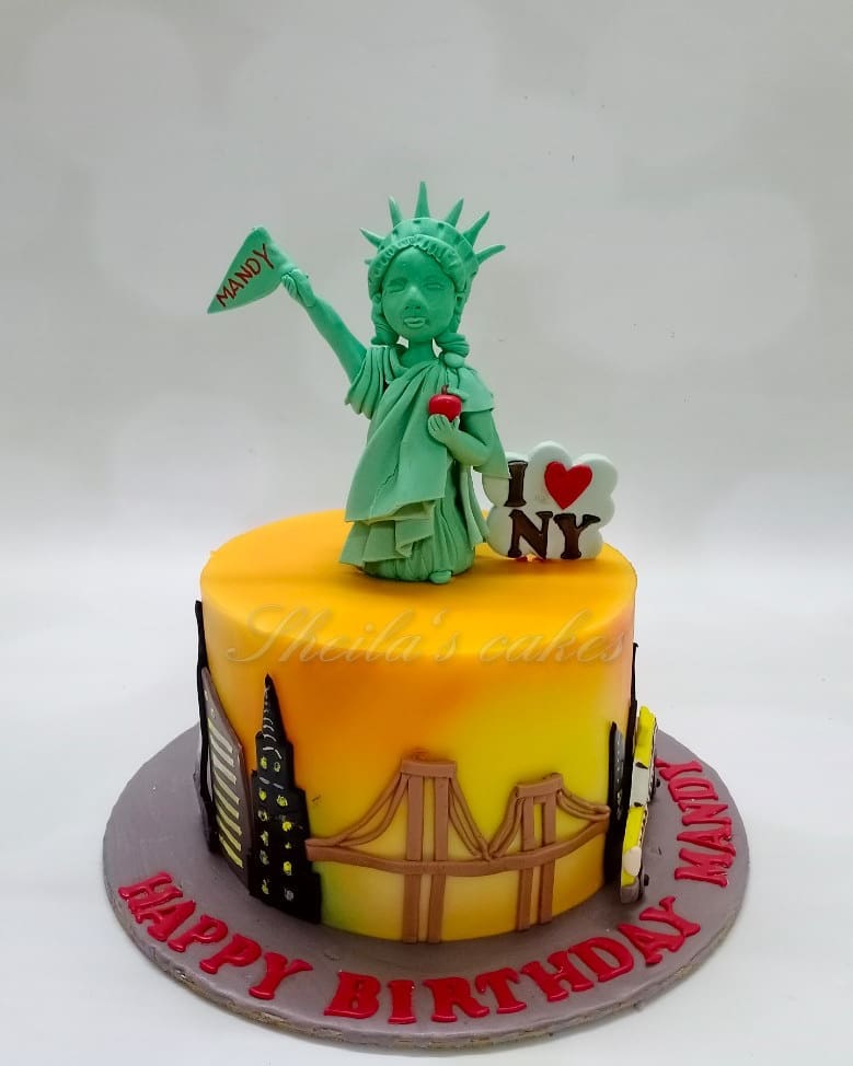 Statue of Liberty Cake Topper