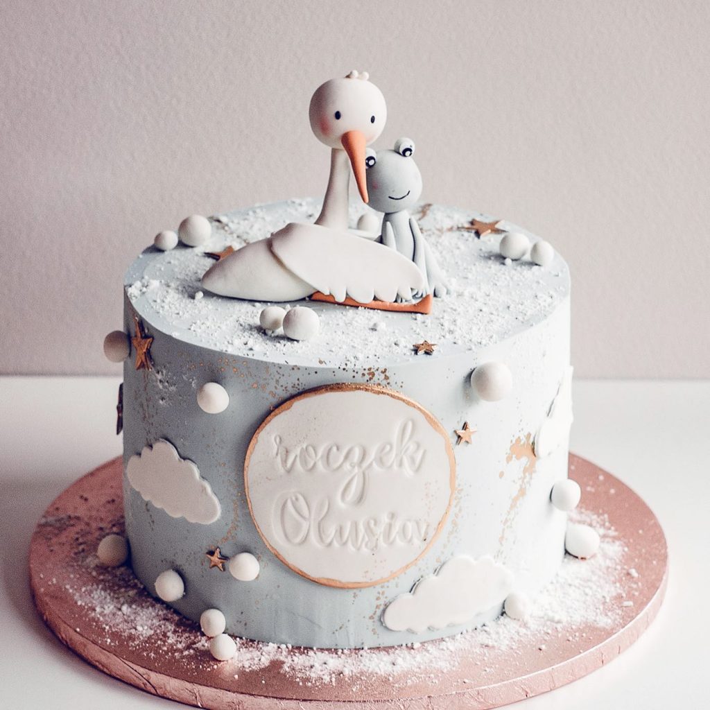 Stork Cake Designs For Babies.2