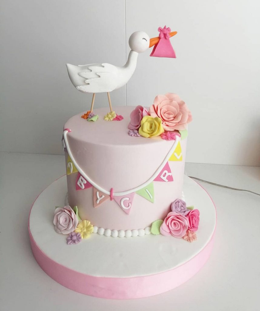 Stork Cake Designs For Girls1