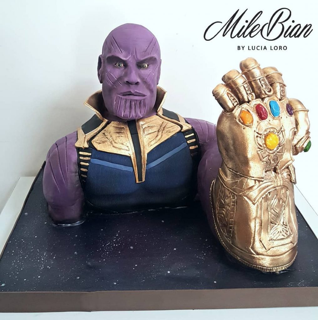 Thanos Gauntlet Cake Designs