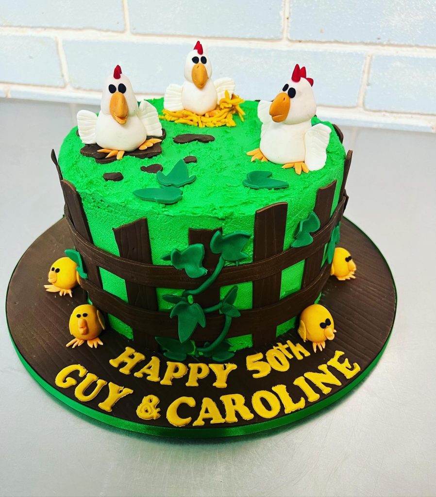 Chicken Themed cakes