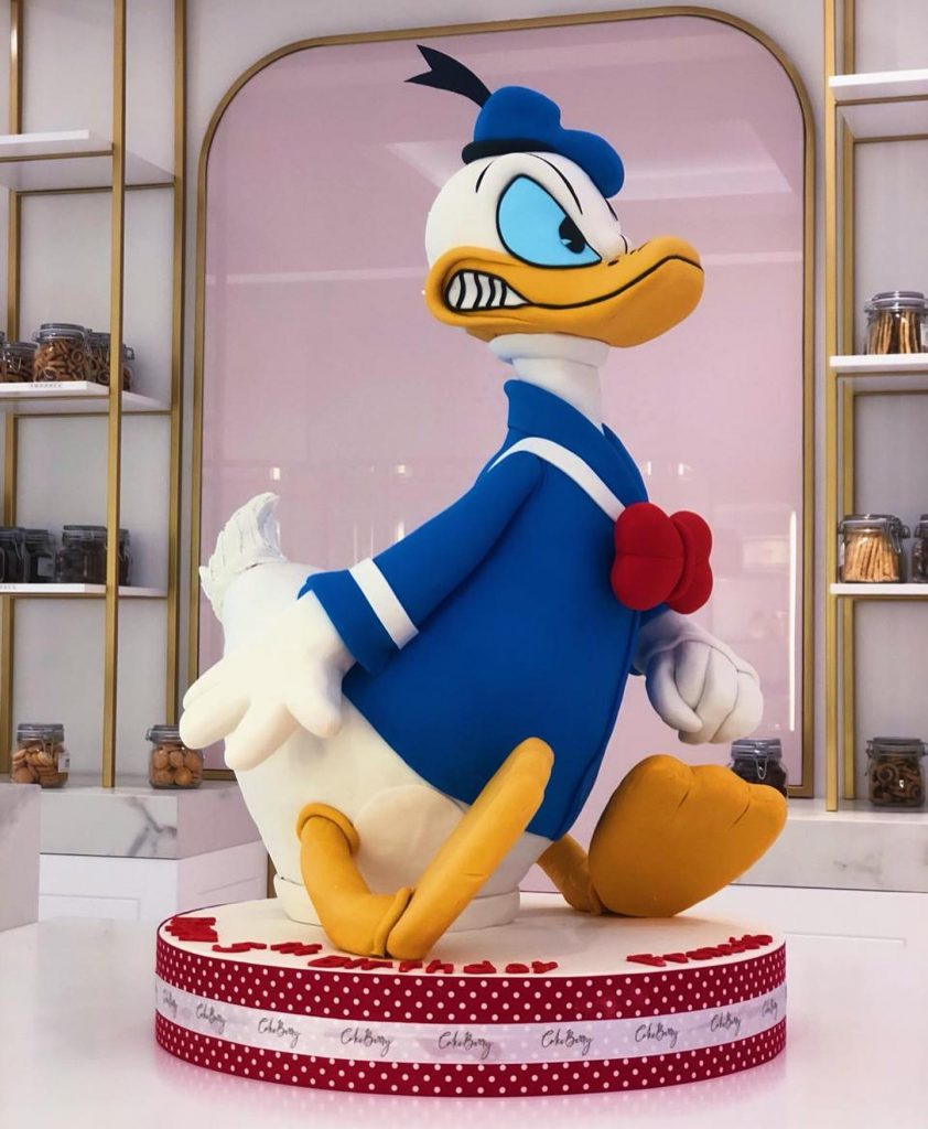 Donald Duck Theme Cake Design1