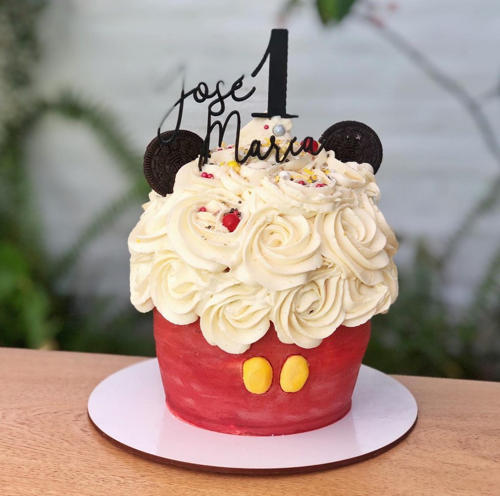 Mickey Mouse Cupcake Inspired Cake Designs2