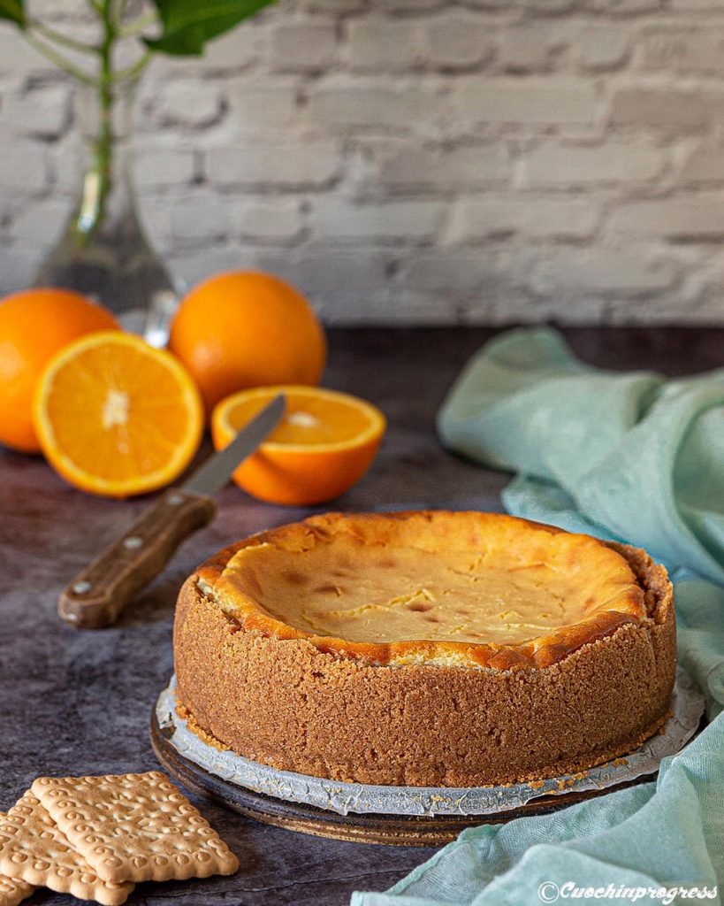 Orange Cheesecake Design