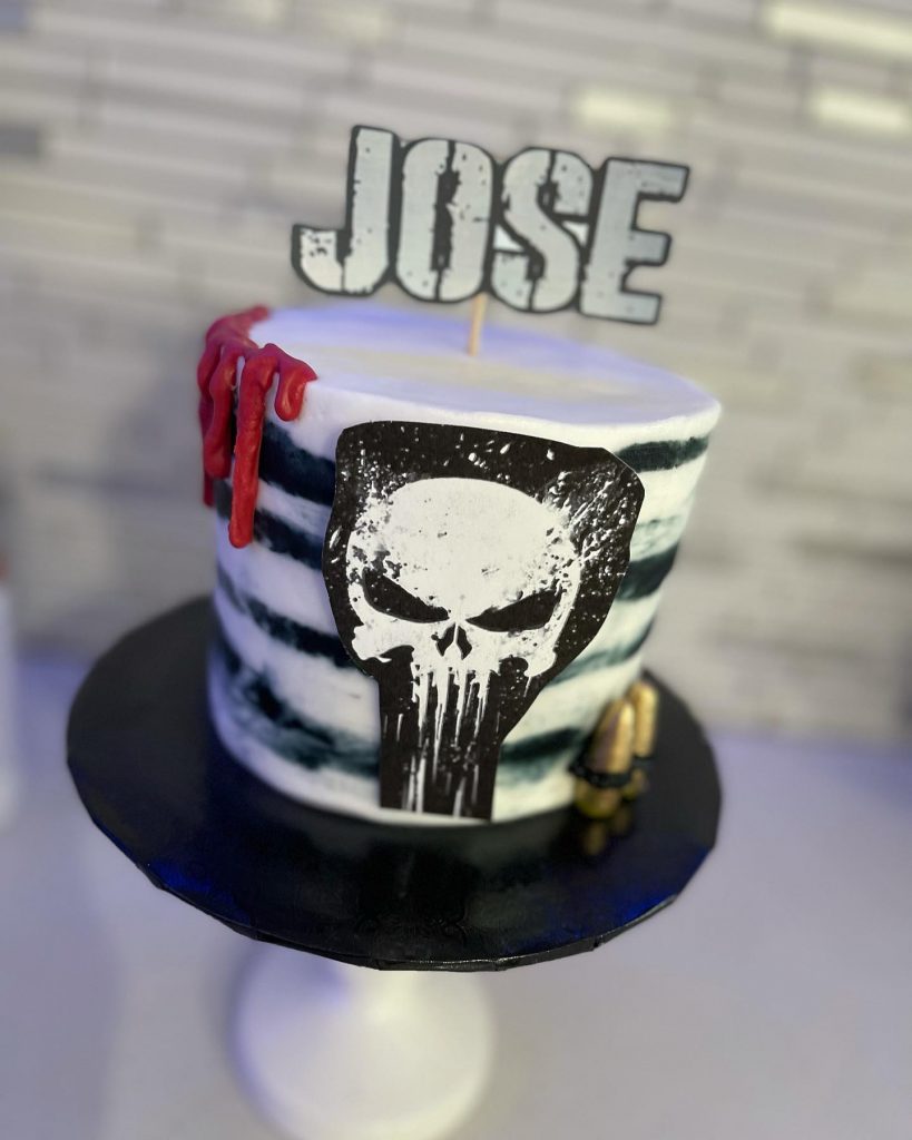 Punisher Cake Topper