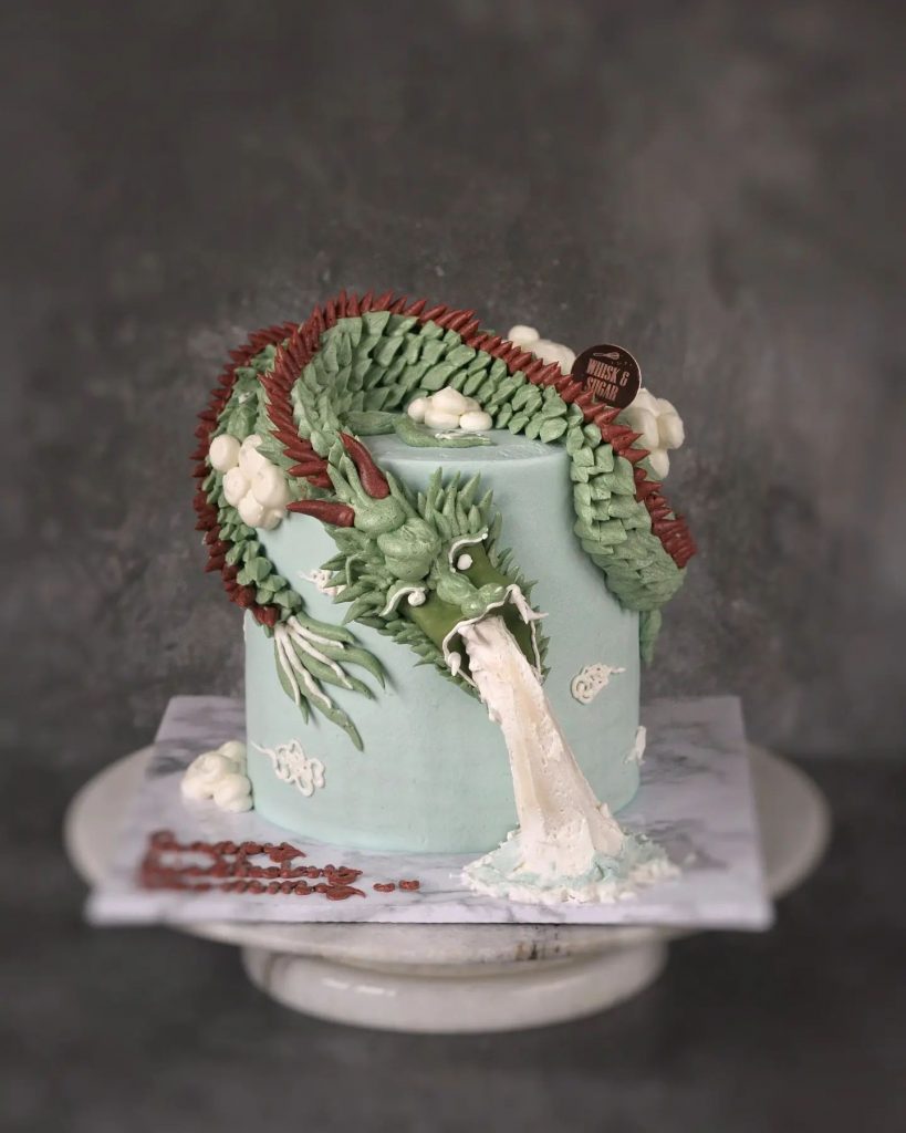Simple Dragon Cake Designs2