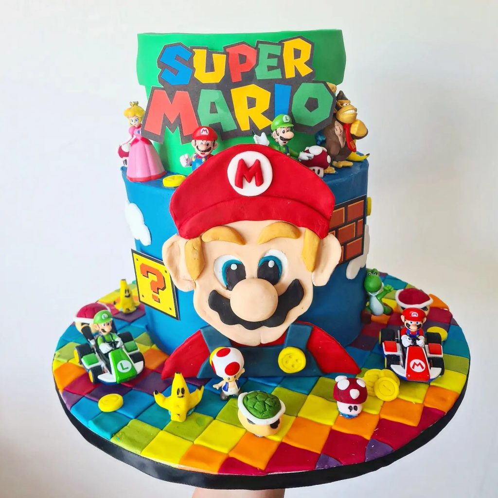 Super Mario Cake Designs
