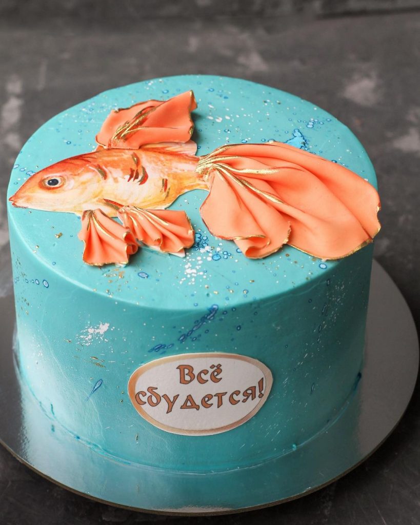 Cute Goldfish Cake Designs