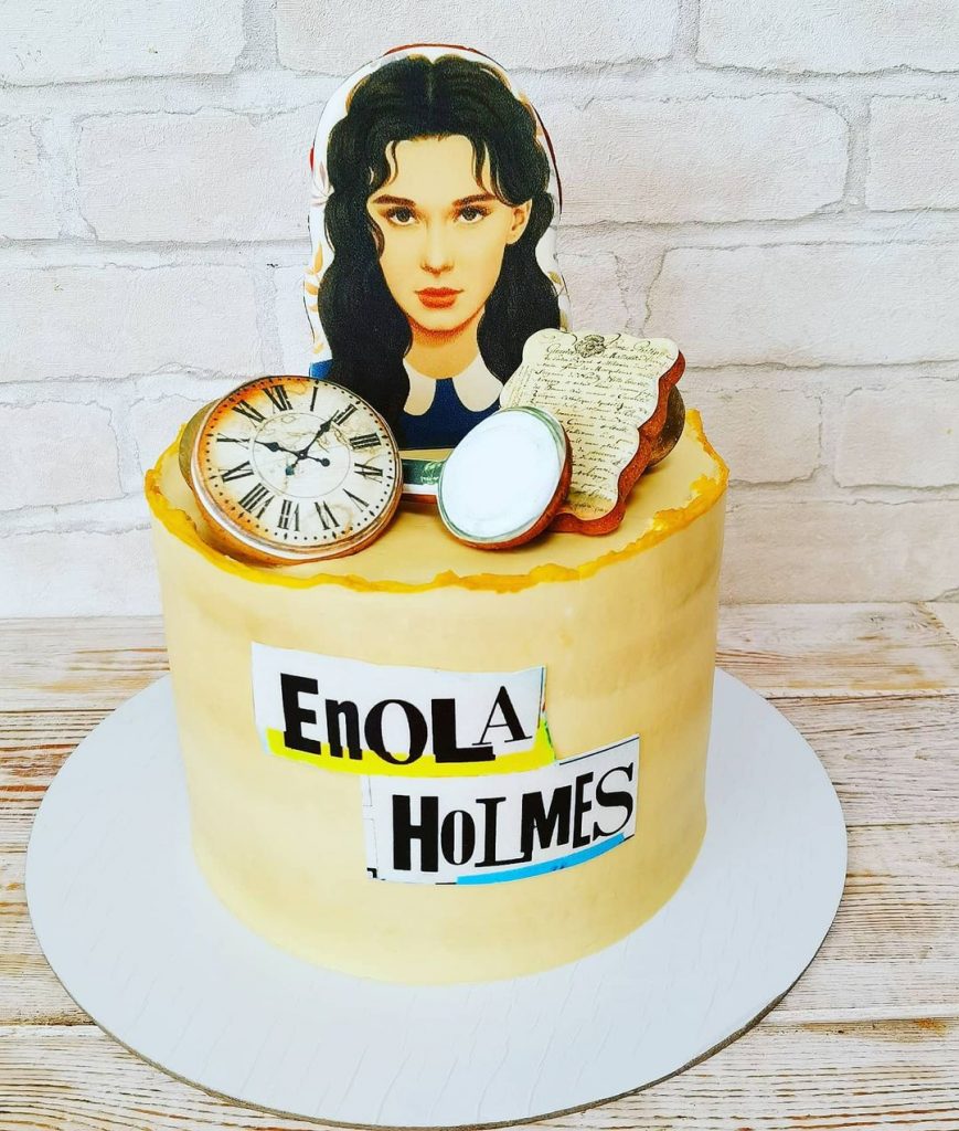 Enola Holmes Cake Topper