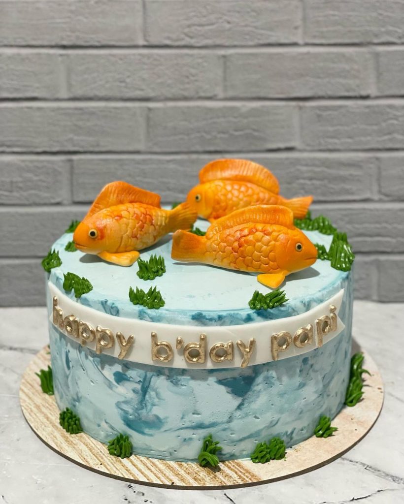 Goldfish Birthday Cakes