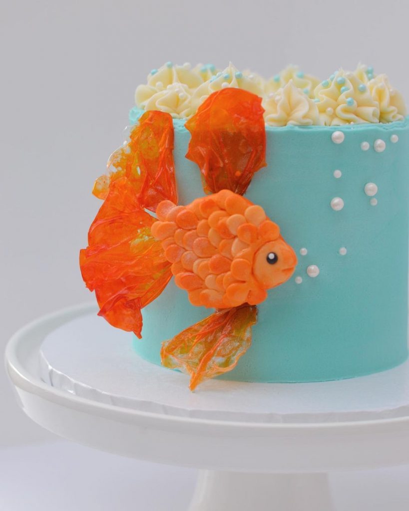 Goldfish Theme Cakes 2