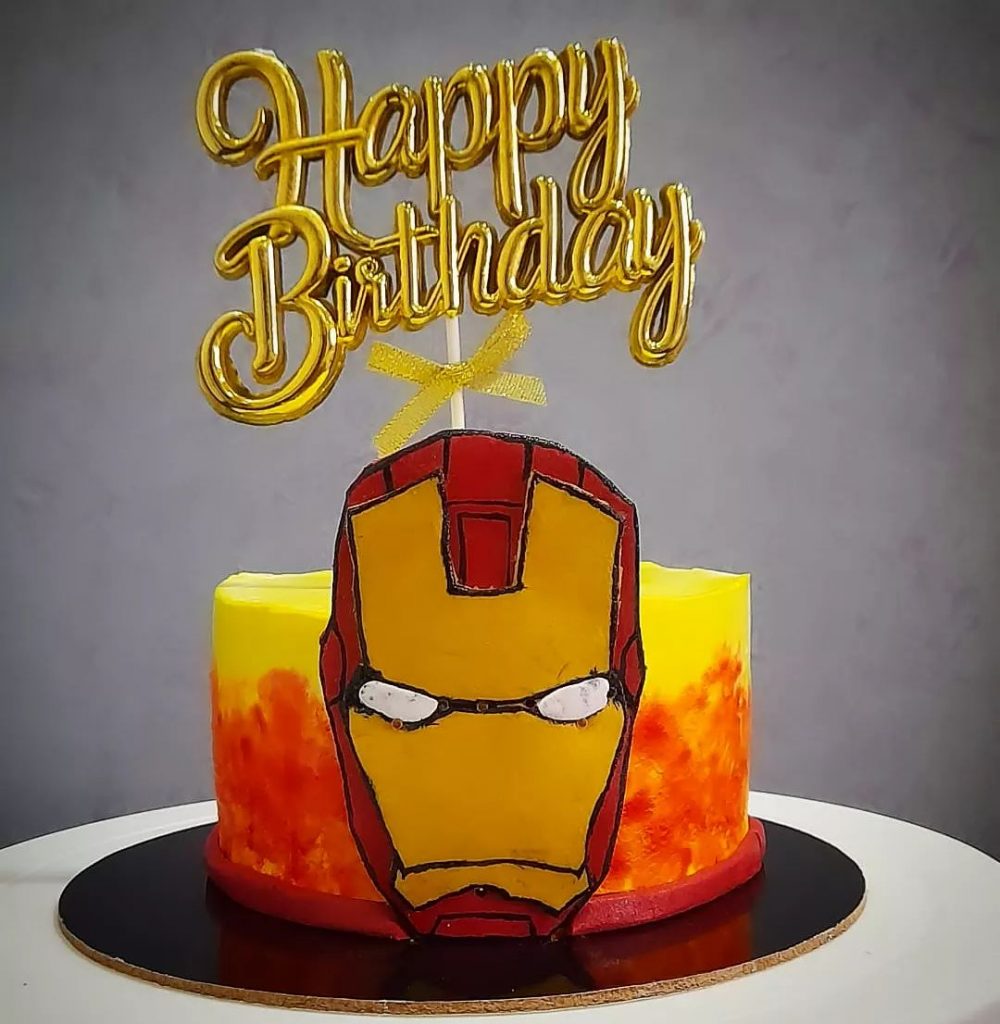 Iron Man Photo Cake 2