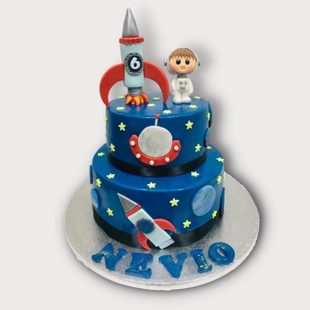 Rocket themed cakes
