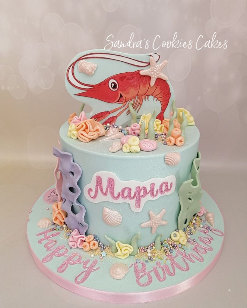 Shrimp Birthday Cakes
