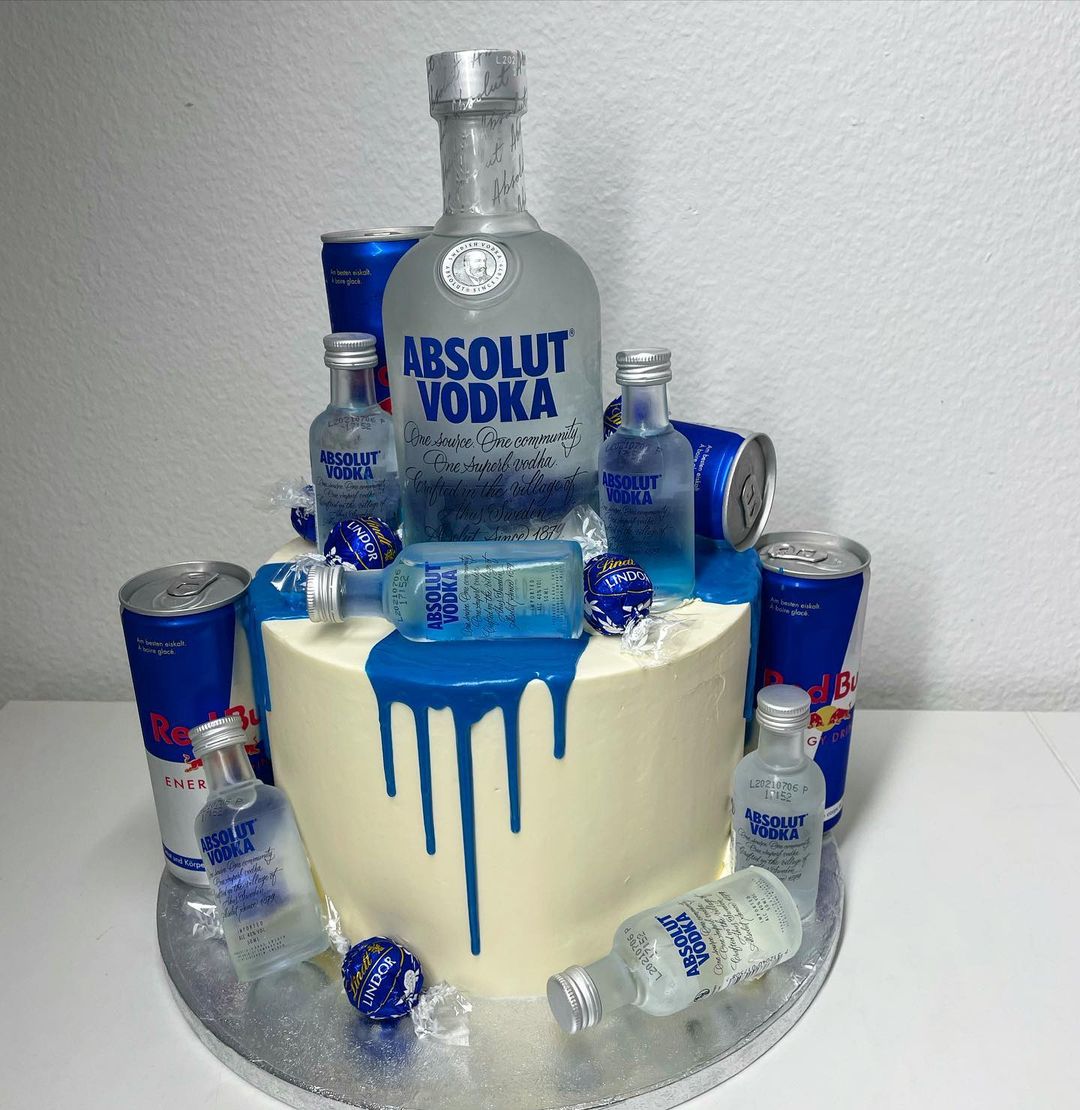 16 Vodka Cake Designs Ideas in 2024