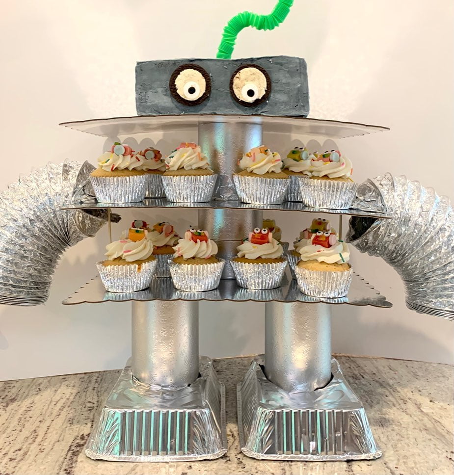 robot cupcake
