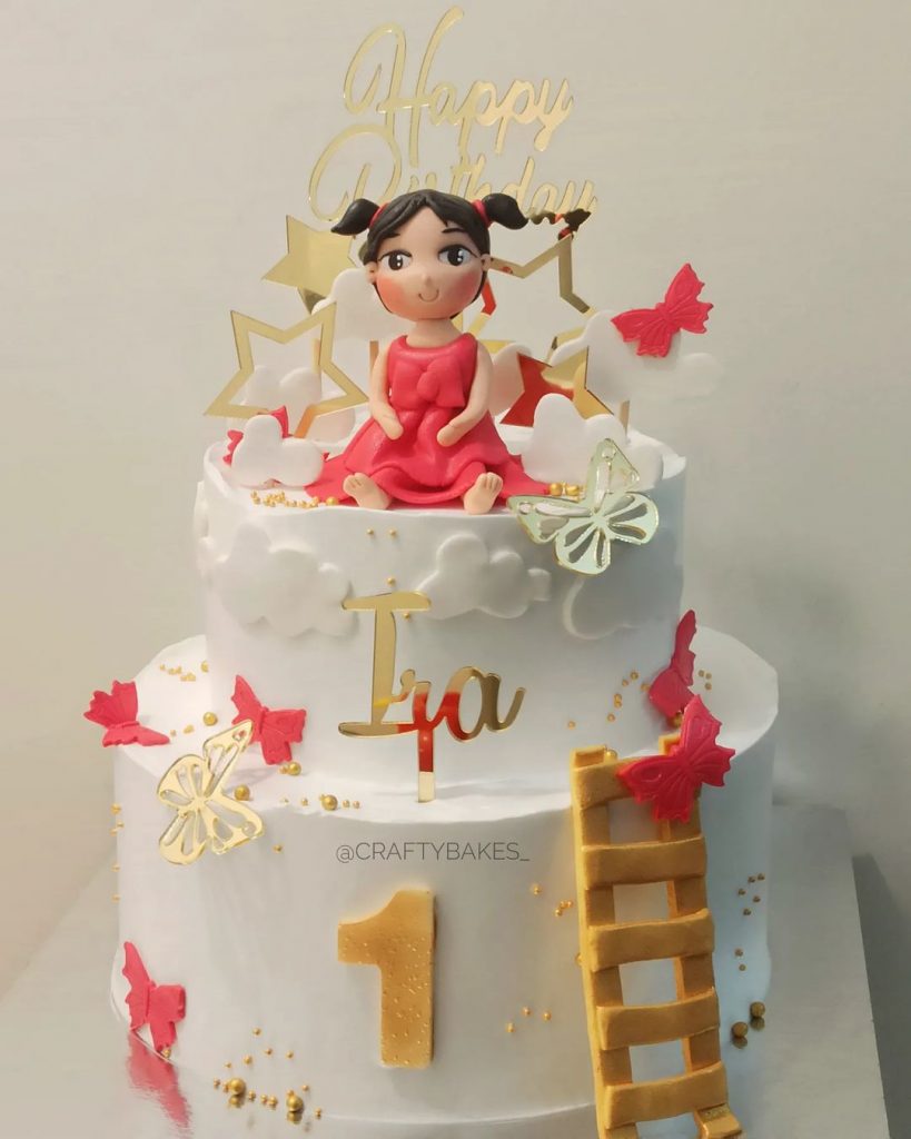 Coolest Princess Star Cake Design