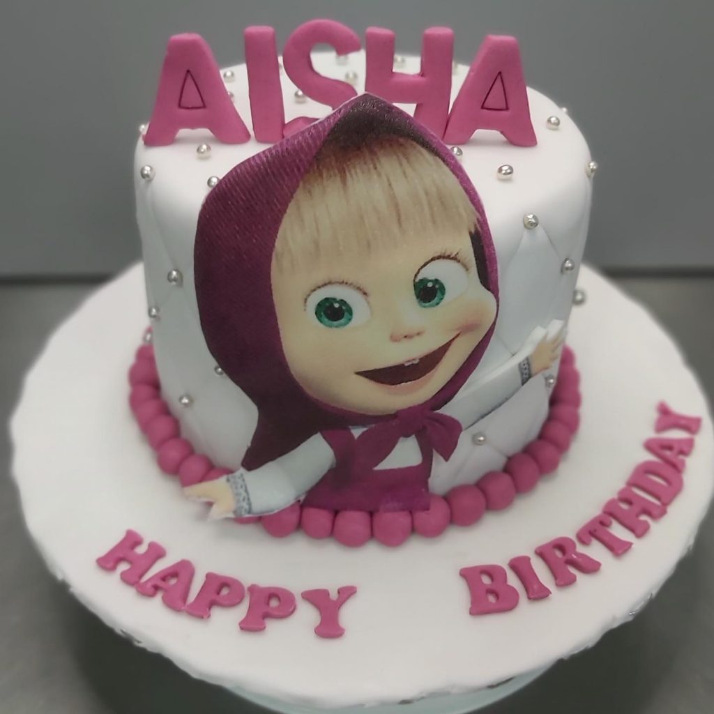 Masha Birthday Cake Design