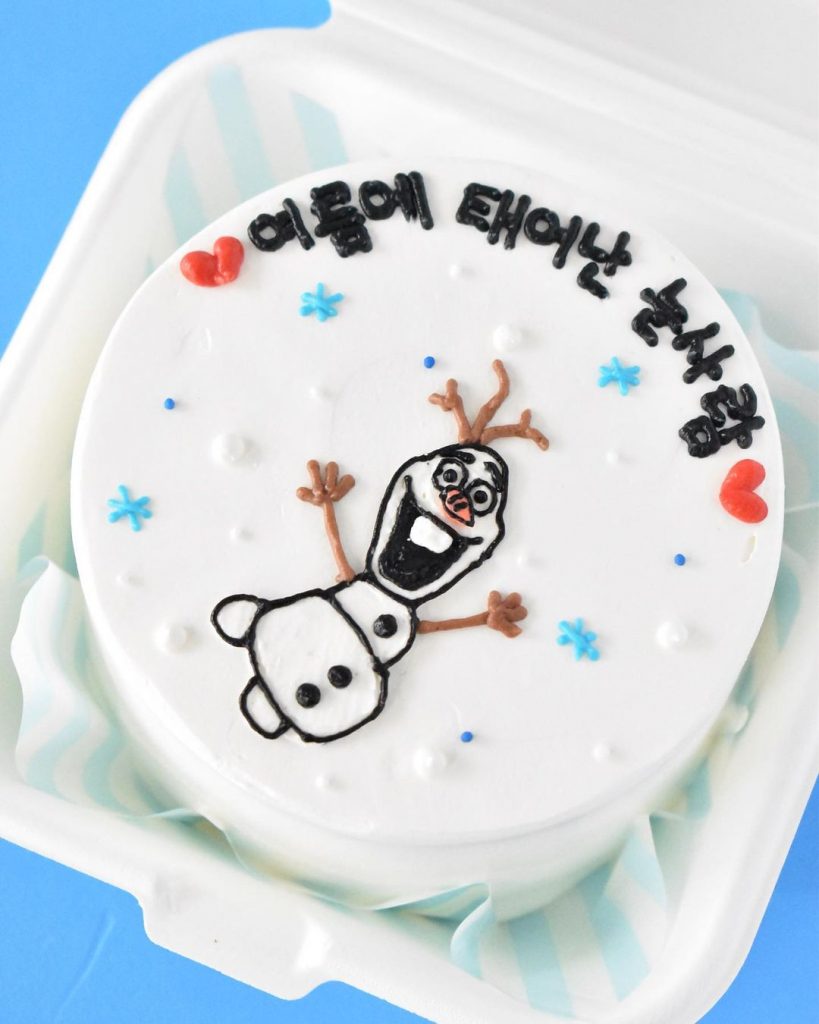 Olaf Birthday Cake Designs